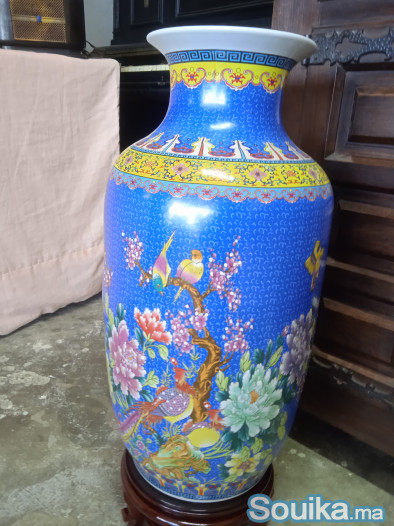 jolie vase deco en pure porcelaine