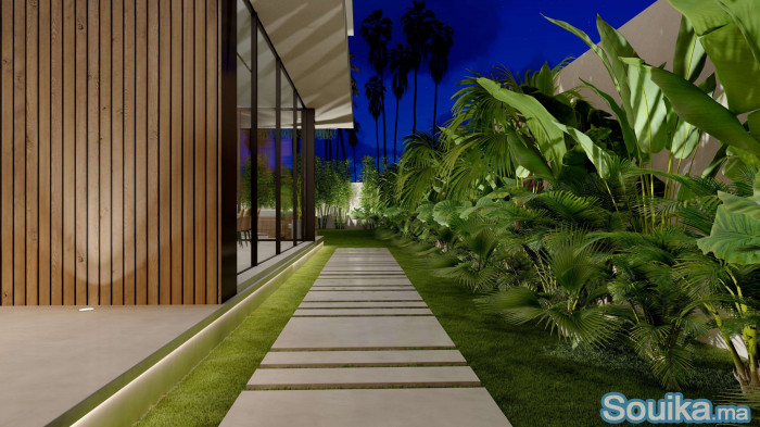 Villa dException à Vendre Marrakech-Amelkis Golf