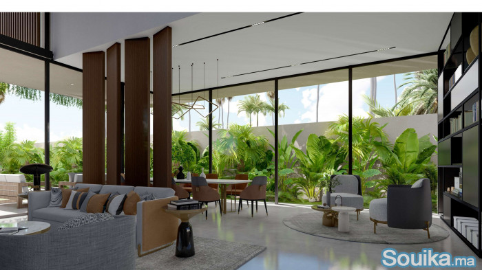 Villa dException à Vendre Marrakech-Amelkis Golf