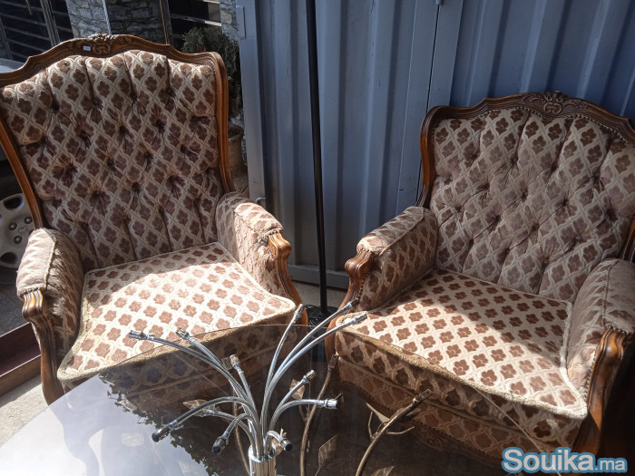 2 FAUTEUILS STYLE LOUIS XVI