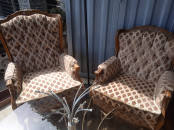 2 FAUTEUILS STYLE LOUIS XVI