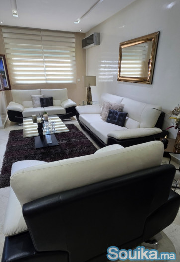 Salon en cuir