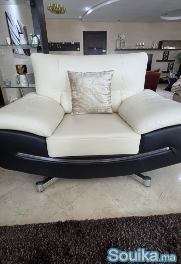 Salon en cuir