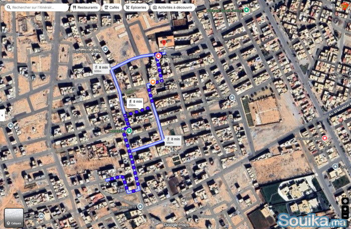 Terrain commercial 74m2 à vendre à Tiznit