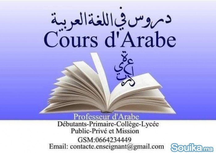 Professeur Arabe rabat hayriad