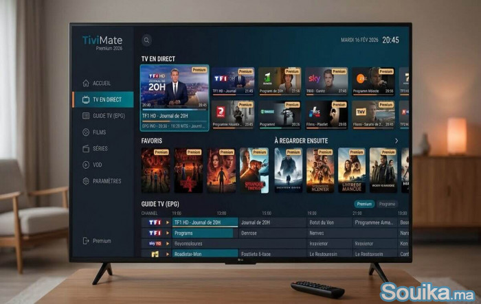 Abonnement IPTV Premium Annuel 2 Mois Offerts